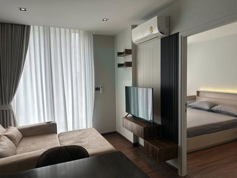 🚩 For Rent Condo U CHAROEN RESIDENCE TOWN IN TOWN Building A, Floor 4,1 bed room, Room size 34 sqm