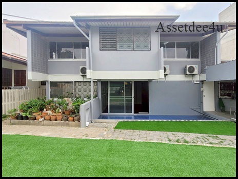 รูป AH590 ให้เช่าบ้านเดี่ยวหลังใหญ่ เนื้อที่ 95 ตร.ว. ย่านพระรามเก้า ใกล้เดอะไนน์ จดบริษัทได้ - รูปที่ 1/7