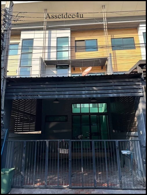 รูป AT603 ให้เช่าทาวน์โฮม 3 ชั้น อีโค สเปซ บางนา เลียบวงแหวนกาญจนา เลี้ยงสัตว์เล็กได้ ใกล้เมกะบางนา - รูปที่ 1/13