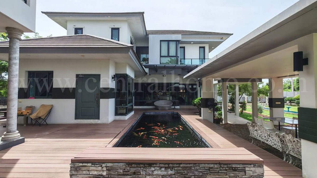 รูป บ้านเดี่ยว เดอะ แกรนด์ ริเวอร์ สุวรรณภูมิ หลังมุม แปลงใหญ่  - รูปที่ 9/21