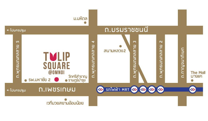 รูป ให้เช่า คอนโด Tulip Square ทิวลิป สแควร์ อ้อมน้อย (มีทีวี,ตู้เย็น) หมู่ที่ 12 ถ.เพชรเกษม, อ้อมน้อย, กระทุ่มแบน, สมุทรสาคร - รูปที่ 11/11