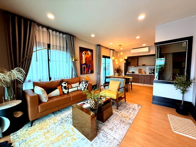 ขายทาวน์โฮม : 🏡ขายบ้านตัวอย่างแต่งครบพร้อมเข้าอยู่ (ทิศเหนือ) สิริ เพลส ราชพฤกษ์ - นครอินทร์ เลขที่ 299/41