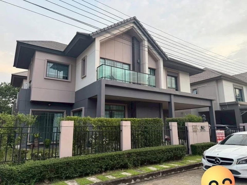 บ้านเดี่ยวให้เช่า : #A124135 ✅ 28/7/68  ให้เช่าบ้านเดี่ยว Bangkok Boulevard Changwattana 2📲📢สอบถาม ld line @condoboy
