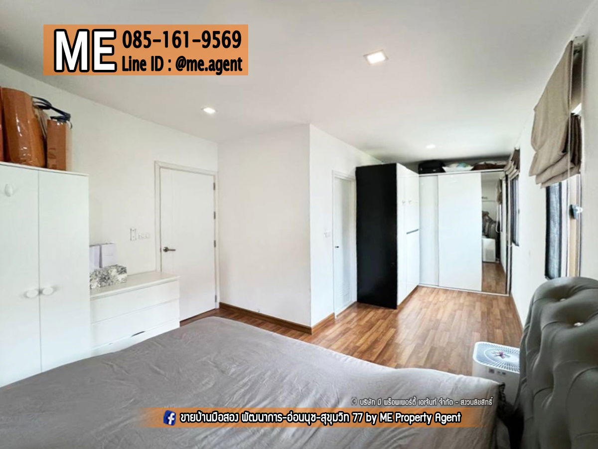 picture For Sale Single house  Pruksaville 73 Pattanakarn 38 Fully decorated and Location in the heart of the city, On Nut 39, call 064-954-9619 (BA23-42) - 5/18