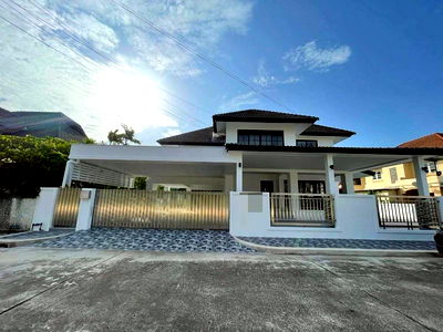 บ้านเดี่ยวให้เช่า : ให้เช่าบ้านเดี่ยวหลังใหญ่ เนื้อที่เยอะ ม.สามุขธานี ใกล้ทะเลบางแสน ชลบุรี