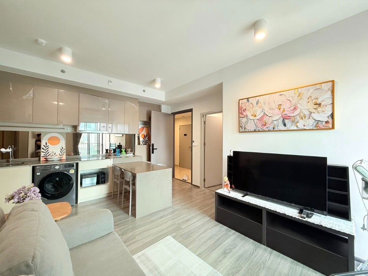 picture Ideo Chula Samyan【𝐑𝐄𝐍𝐓】🔥Bright room, perfect layout, add brightness to every morning, pastel cream color.🔥  Contact Line ID: @hacondo - 7/9