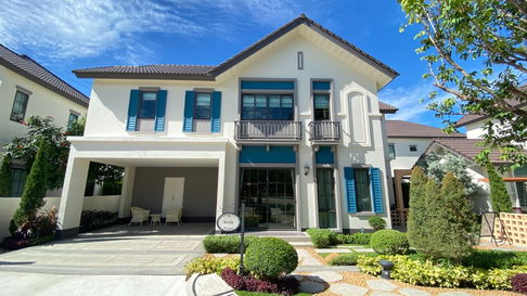 Ready to move in! 4-bedroom Sicily model detached home at Anasiri Salaya–Pinklao, beautifully furnished. Special offer at just 10.99 million Baht.