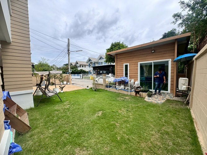 picture Single house for sale, corner house, Suan Racha Village, Soi Mai Lap 14, corner house ready to move in (N.1750) - 9/11