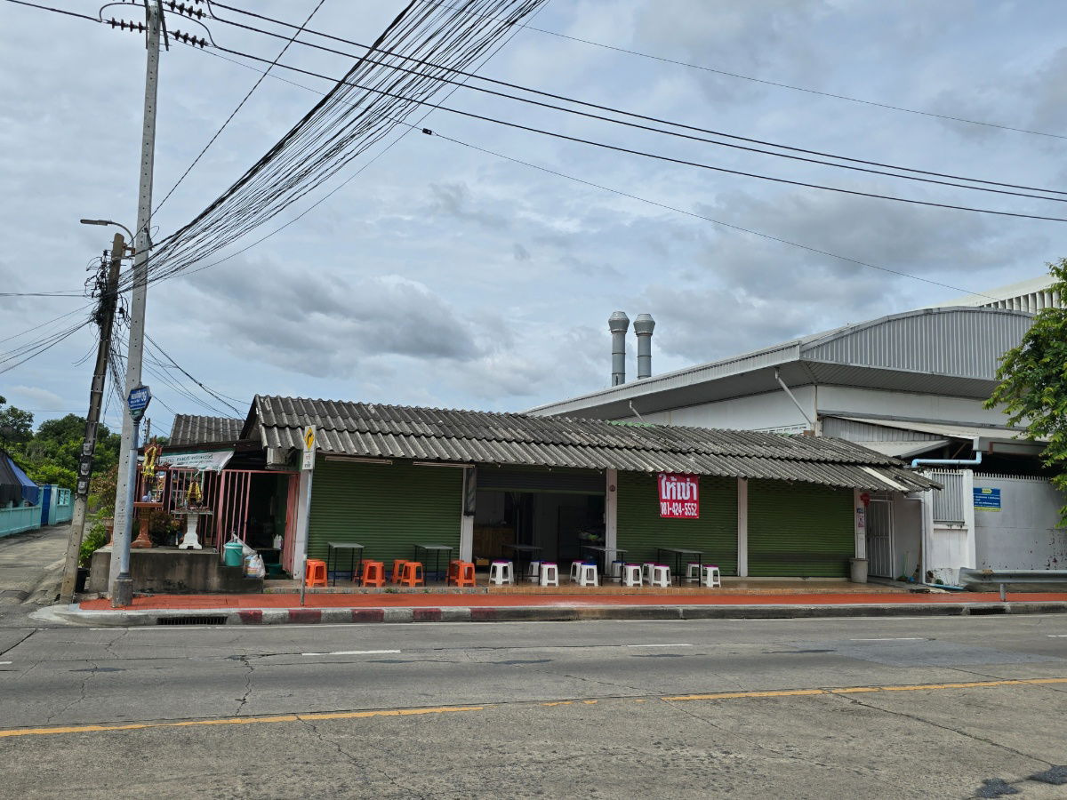 รูป ให้เช่า ห้องร้านค้า 4 ห้อง ติดถนนใหญ่พร้อมบ้าน 100 ตรว. - รูปที่ 1/8