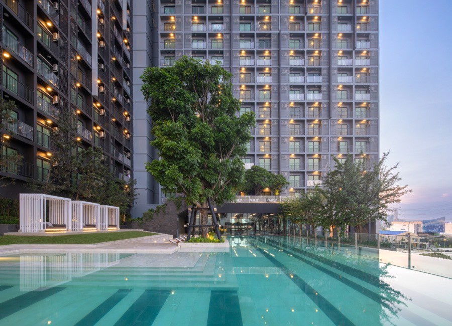 picture For sale A Space Mega 1 (with tenant) 7th floor, garden and swimming pool view - 14/16