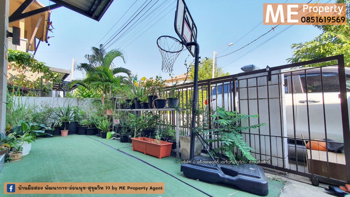 รูป Hot สุด !! เหลือหลังเดียว  บ้านเดี่ยว หน้าสวน พฤกษาวิลล์ 73 แต่งครบพร้อมอยู่ ทำเลใจกลางเมือง พัฒนาการ 38 อ่อนนุช 39 โทร 064-954-9619  (BA23-42) - รูปที่ 15/17