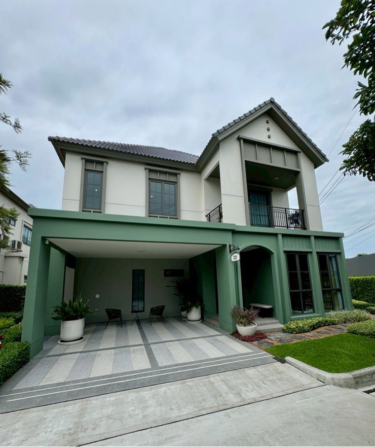 ขายบ้านเดี่ยว : บ้านเดี่ยว โซนรังสิต ใกล้ทางด่วน โครงการสราญสิริ รังสิต 2