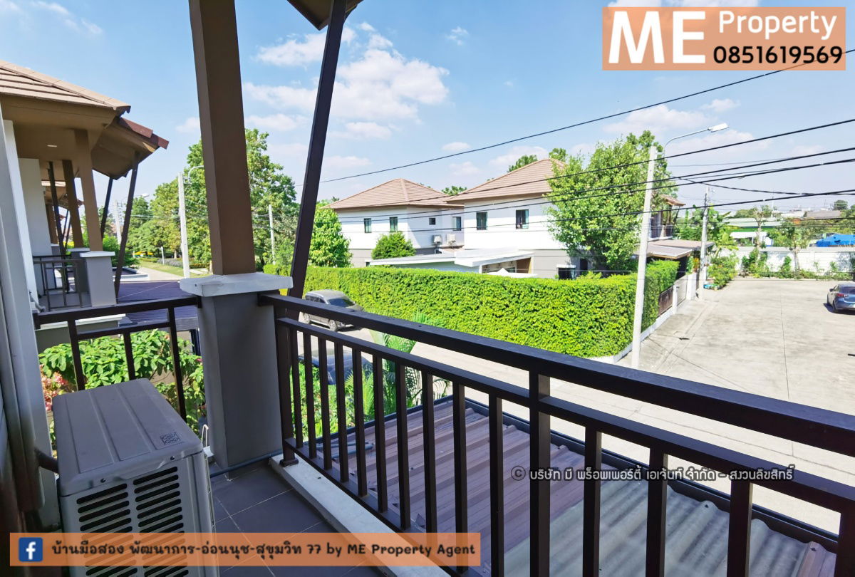 picture For Sale Single house  Pruksaville 73 Pattanakarn 38 Fully decorated and Location in the heart of the city, On Nut 39, call 064-954-9619 (BA23-42) - 7/18