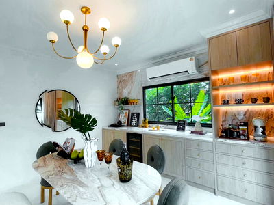 Houses for sale Ramkhamhaeng University 2 : Setthasiri Bangna km.10 Full furnished Show House, The best location on Bangna -Trad