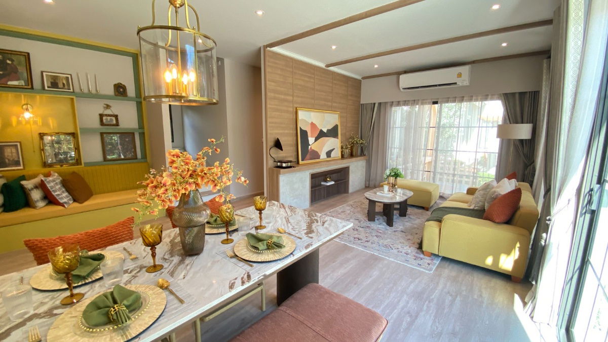 picture Exceptional Value! 4-bedroom fully furnished Sicily model detached home with 187 sq.m. of space. Ready to move in. Special offer 10.99 million Baht. - 2/9