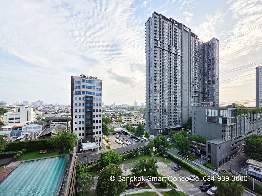 รูป ให้เช่าคอนโด The Parkland รัชดา-วงศ์สว่าง 1 นอน 30 ตรม. ชั้น 10 ห้องสวย มีเครื่องซักผ้า K3302 - รูปที่ 8/9
