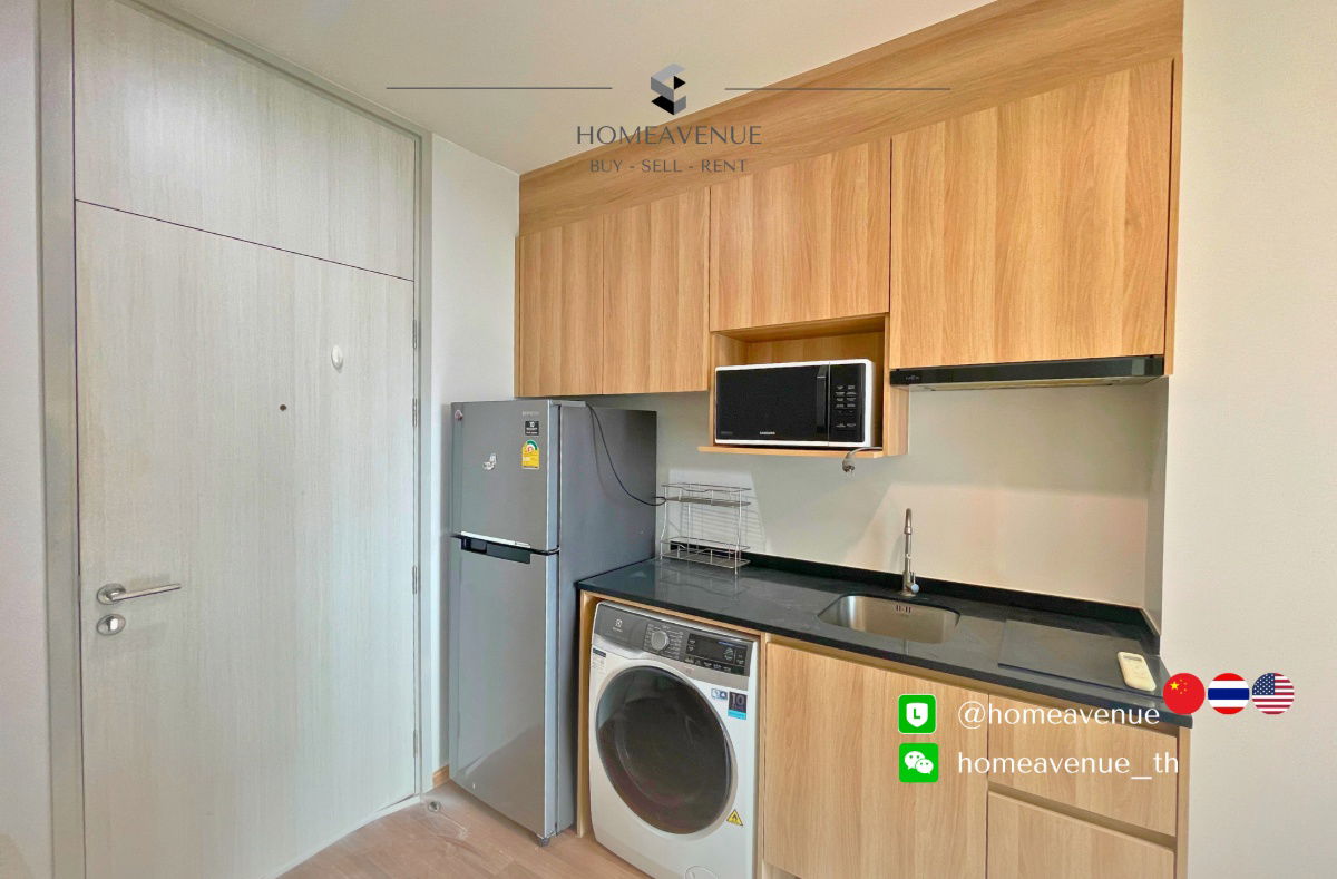 picture Noble Revolve Ratchada 2 ✨ Renovated unit, ready to move in 🚇 Next to MRT Thailand Culture Center | Line: @homeavenue 💥HA-4921 - 5/7