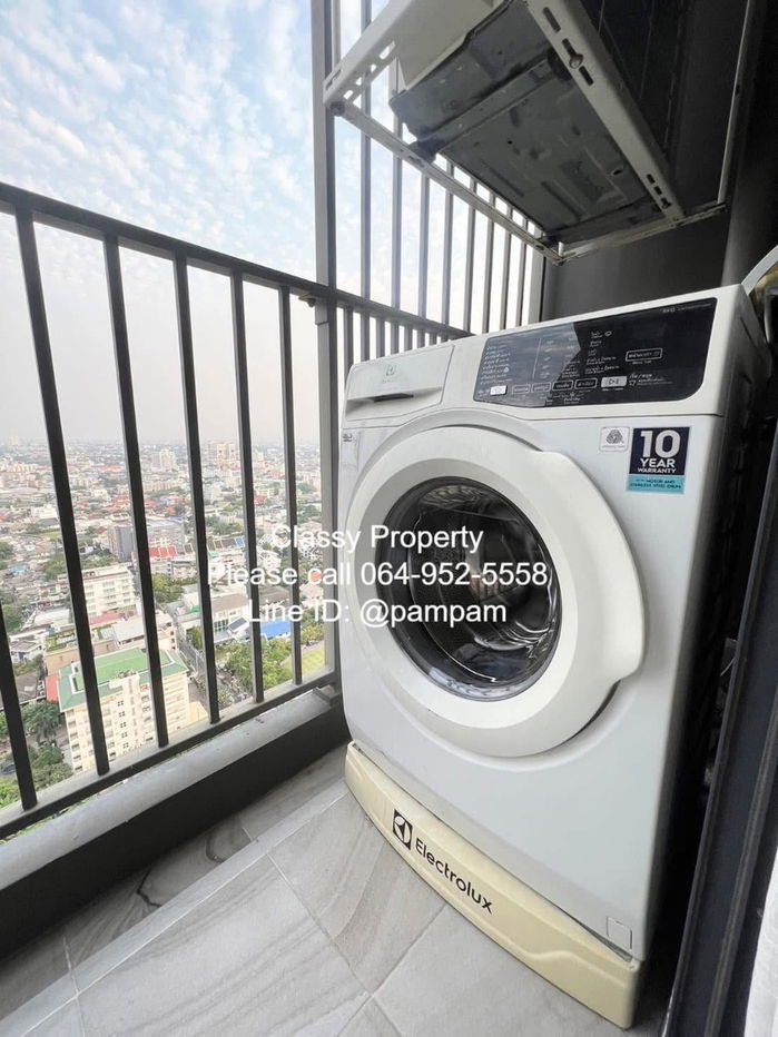 picture *** Condo for rent : C Ekkamai Corner room🔥🔥🔥2 Wardrobe High floor Fully furnished  *** - 11/12