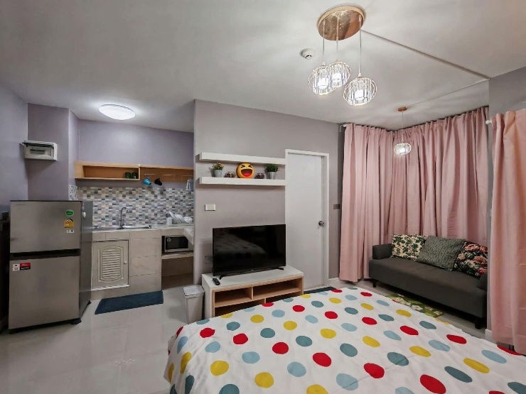 รูป AS1392 ให้เช่าคอนโด MY CONDO สุขุมวิท52 เครื่องใช้ไฟฟ้าเฟอร์นิเจอร์ครบ - รูปที่ 7/14