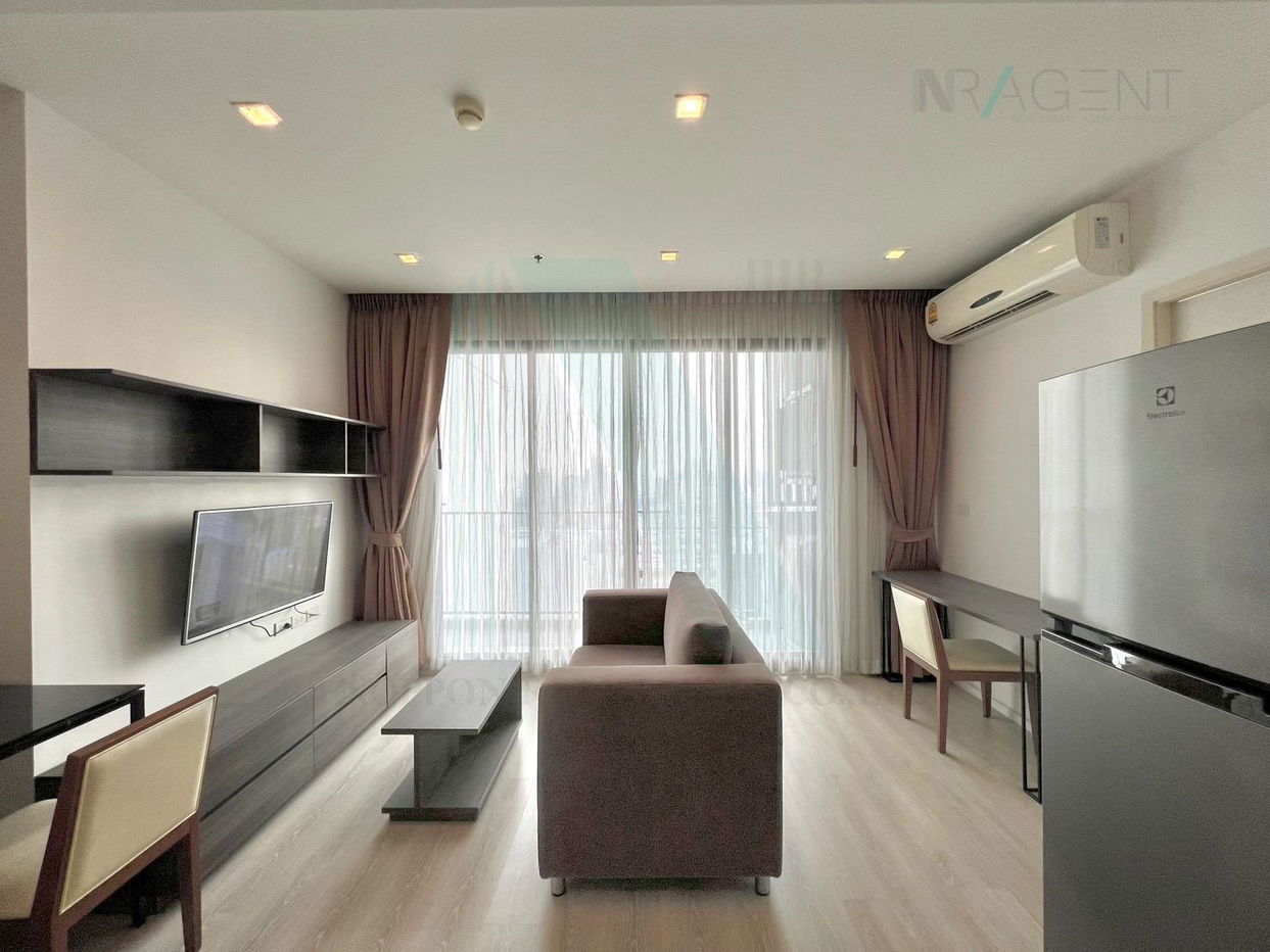 รูป 🔺 ให้เช่าคอนโด ควินน์ รัชดา 17 อาคาร B ชั้น 29 1 ห้องนอน ขนาด 46.00 ตรม ใกล้ Glasshouse รัชดาภิเษก - รูปที่ 7/8