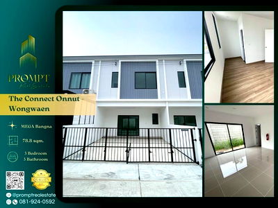 Townhouses for rent : ST13510 - The Connect Onnut - Wongwaen