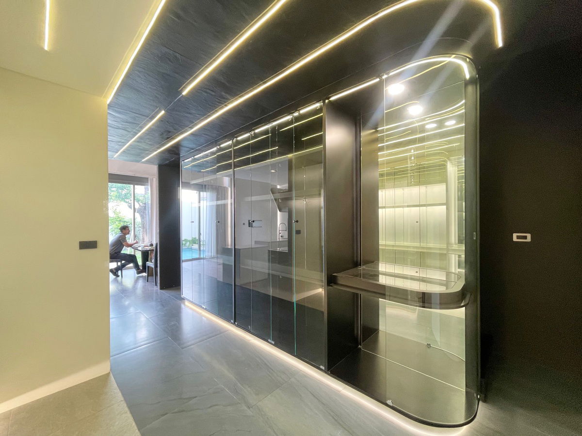 รูป บ้านเดี่ยว 4.5 ชั้น พร้อมสระว่ายน้ำ & Rooftop โครงการหรู Signature W ทำเลหลัง The Nine เพียงแค่ 300 เมตร ใกล้ ทางด่วน พระราม 9 และ มอเตอร์เวย์ - รูปที่ 8/53