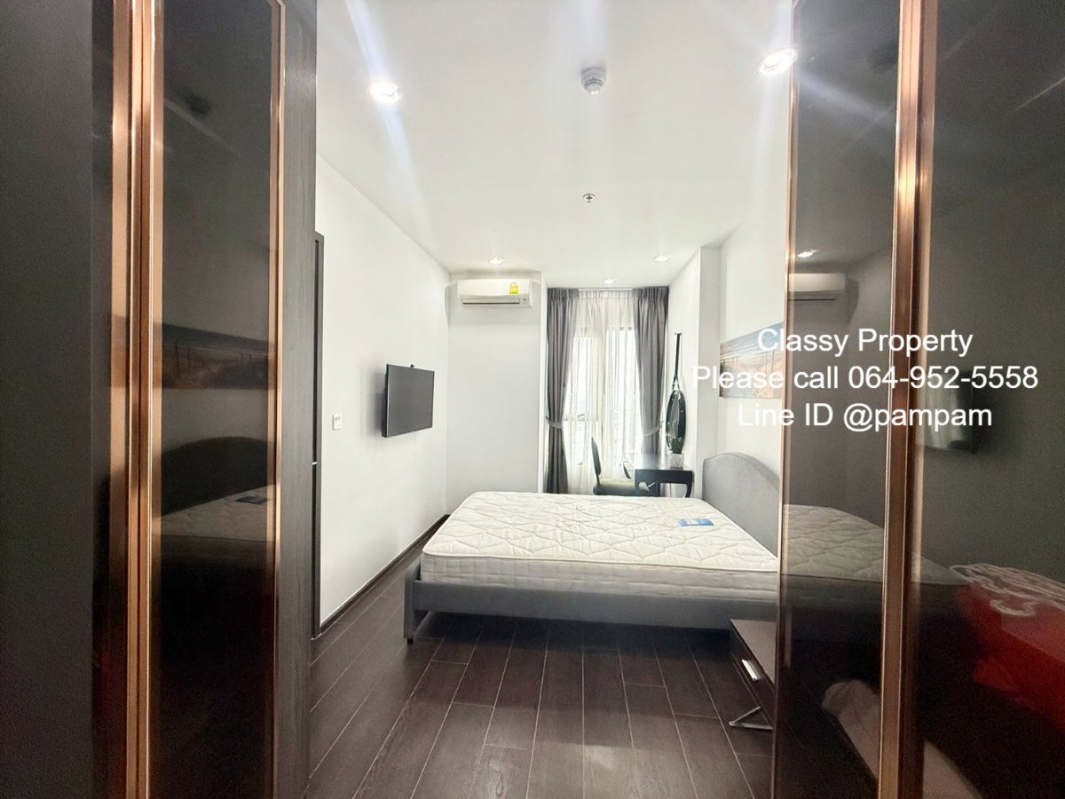 รูป *** ให้เช่าคอนโด : ซี เอกมัย 2 ห้องนอน (คอมบาย) ชั้นสูง  เฟอร์ครบ จอดรถได้ 2 คัน (C Ekkamai) *** - รูปที่ 12/19