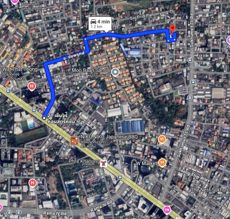 picture Land for Sale in Sukhumvit 71 – Soi Pridi 15, Land Size 75 sq.wa, Nearby BTS Phra Khanong and Ekkamai Station - 2/9