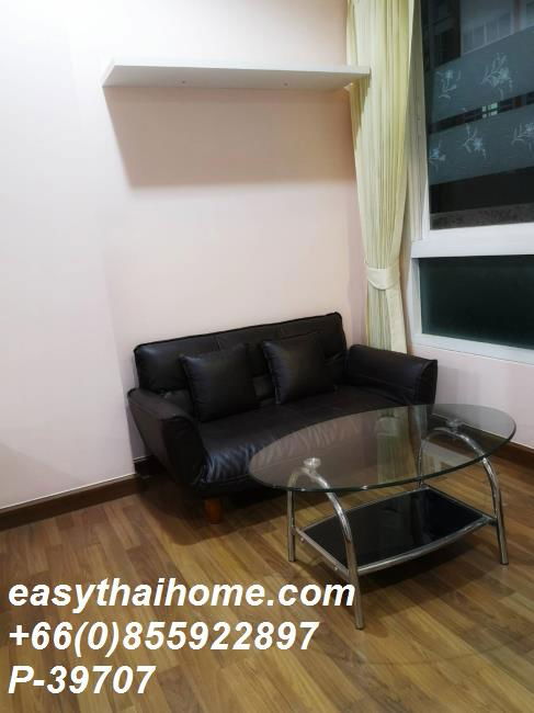 รูป P-39707 ให้เช่า คอนโด พีจี พระราม 9 Rama IX Rd, Huai Khwang, Bangkok พร้อมอยู่ ราคาถูก Line Id @easythaihome 085-592-2897 - รูปที่ 2/6
