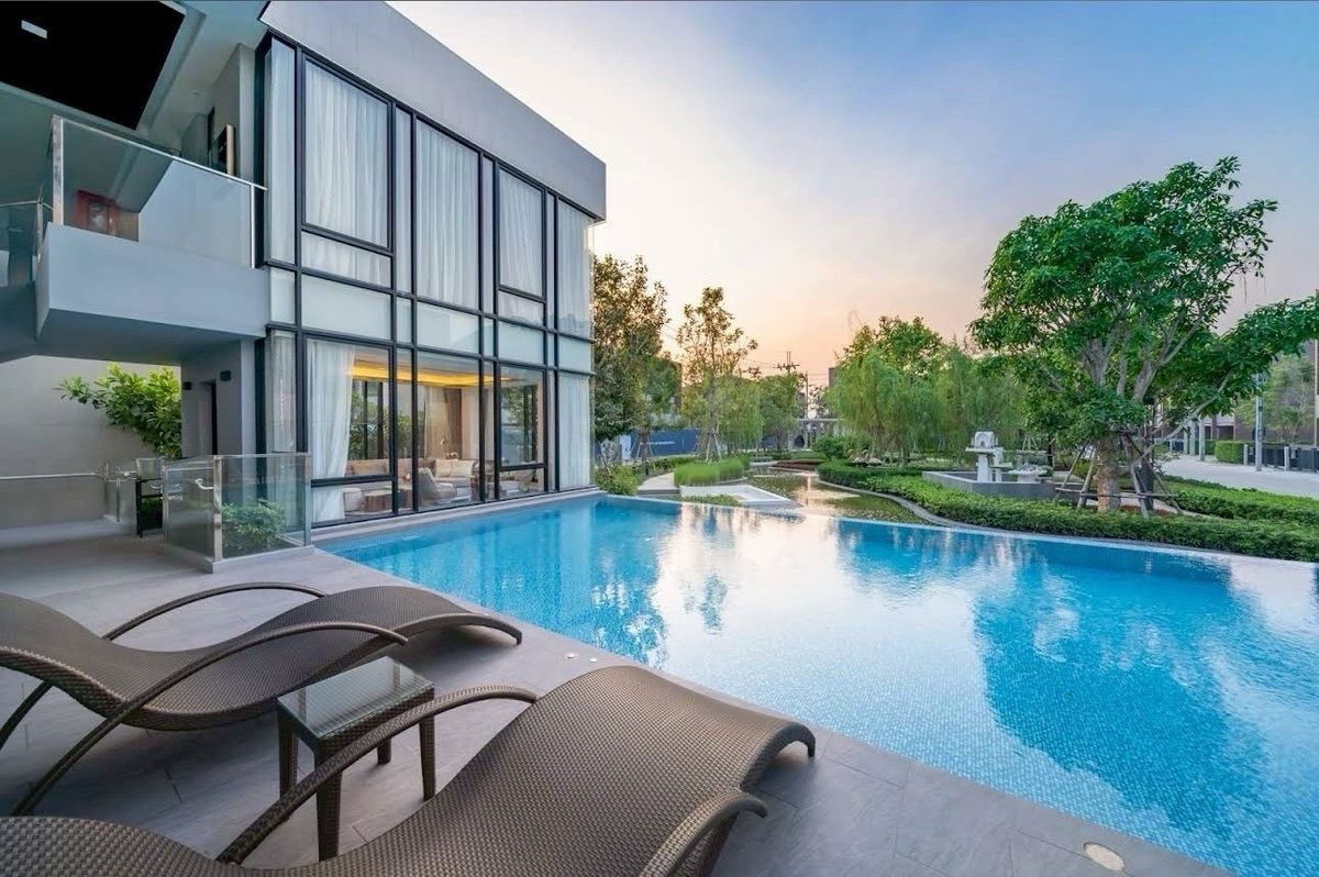 picture [ For Rent ]   ⚡🌈 HHM0043 Townhome – Baan Klang Muang Rama 9 - Krungthep Kreetha ⚡🌈 LINE: @theagentpro - 28/29