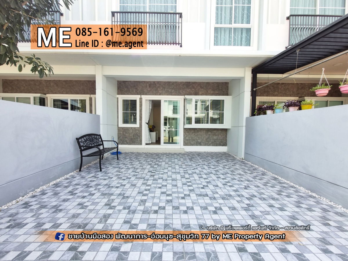 picture For Rent Townhome Indy Bangna-Ramkhamhaeng 2 Near Burapha Withi Expressway - near Mega Bangna, only 2.2 km. Call 064-954-9619 (RTT16-19) - 24/24