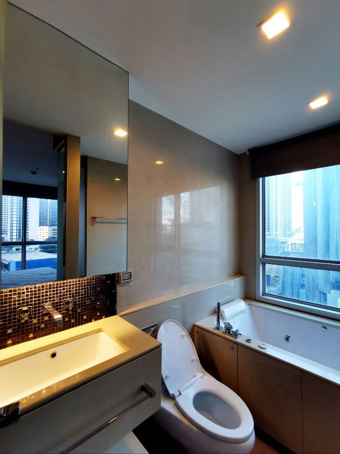 รูป The Address Asoke ☎️65 sqm ‼️only 30,000/month‼️ 2Bed 2 Bath🔥 Fully Furnished & Move-in Ready NOW AVAILABLE 🔆✅ - รูปที่ 7/10