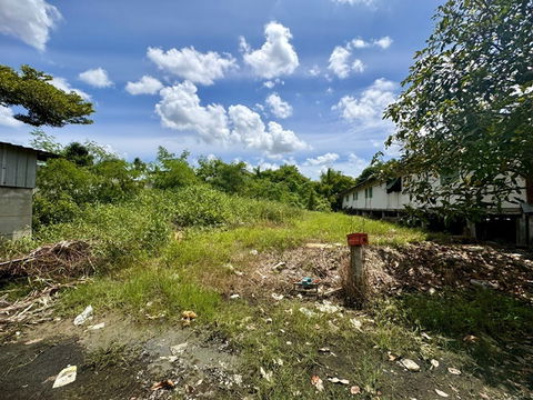 Land for sale, Soi Lat Krabang 3, size 371 sq m (Prachathorn Road), stream view (N.1380)
