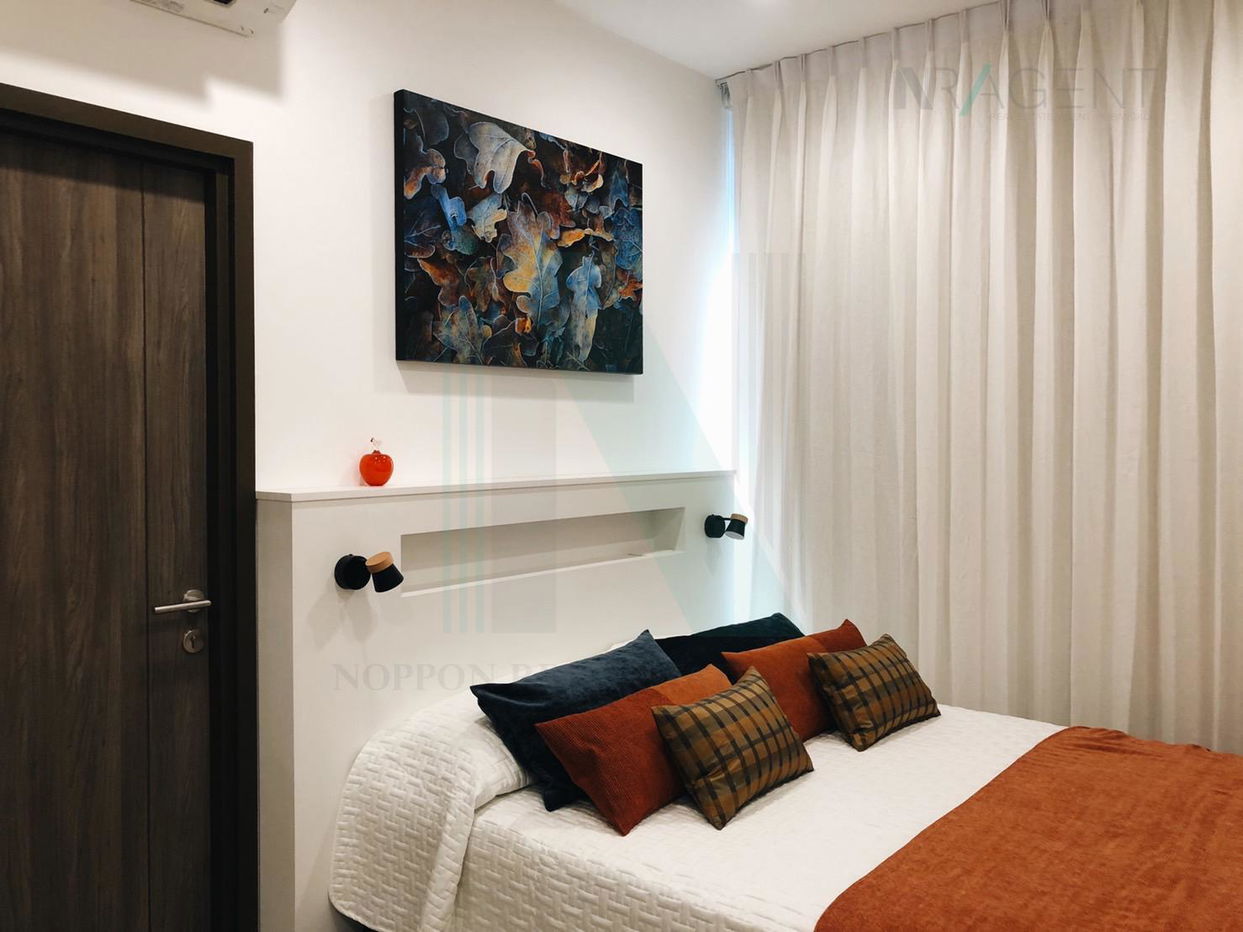 รูป 🚩 ให้เช่าคอนโด ไอดีโอ โมบิ อโศก อาคาร 1 ชั้น 19 1 ห้องนอน ขนาด 34.00 ตรม ใกล้ สิงห์ คอมเพล็กซ์ - รูปที่ 2/8