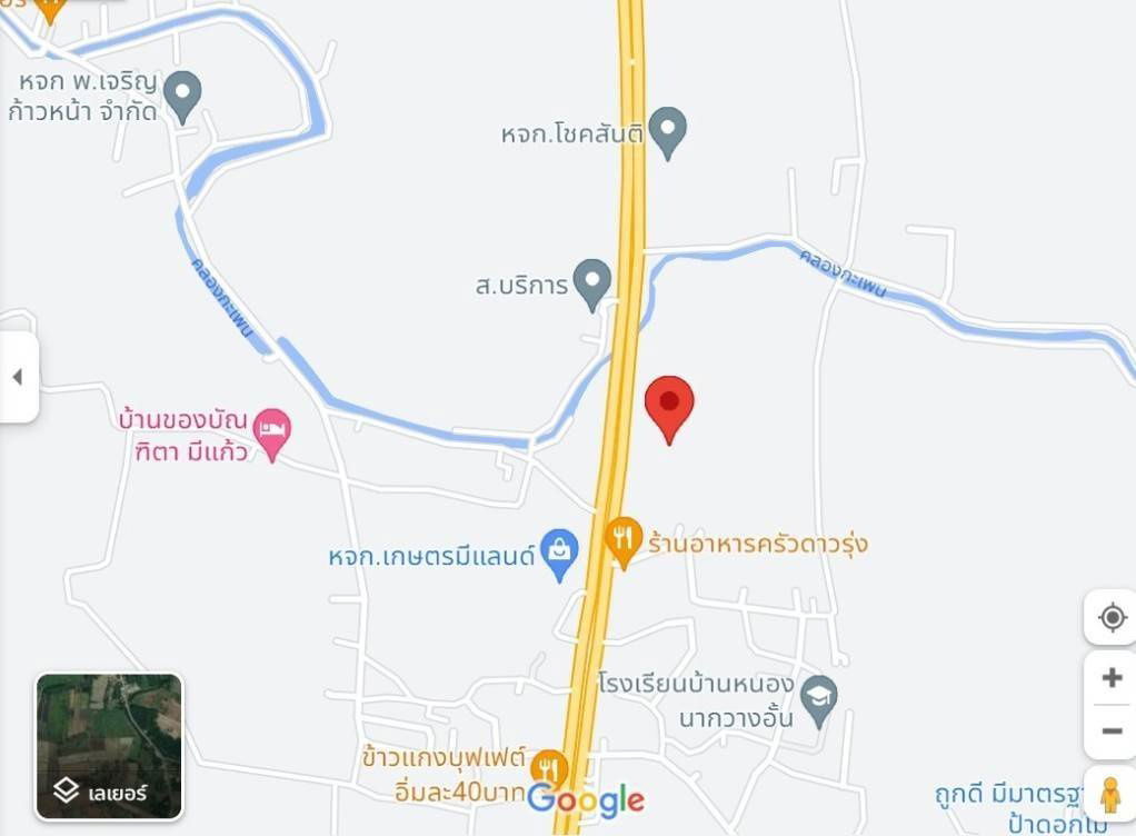picture Urgent sale, empty land plot, whole plot, next to road 8-3-20 rai, Bo Thong District, Phitsanulok Province (N.1675) - 2/4