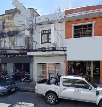 Mahachai Rd. MRT SamYot 900m. Sampeng Market 500m. For rent 2-storey commercial building 1 unit Fron