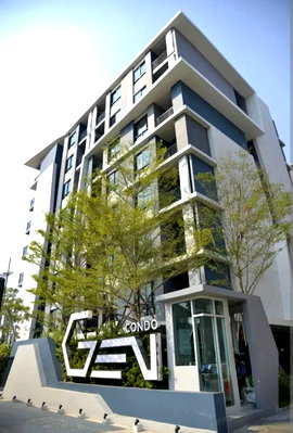 คอนโดให้เช่า : ให้เช่า ราคานักศึกษา Gen Condo ใกล้ม.ราชมงคลธัญบุรี เพียงเดือนละ 6,500 เฟอร์ ครบ