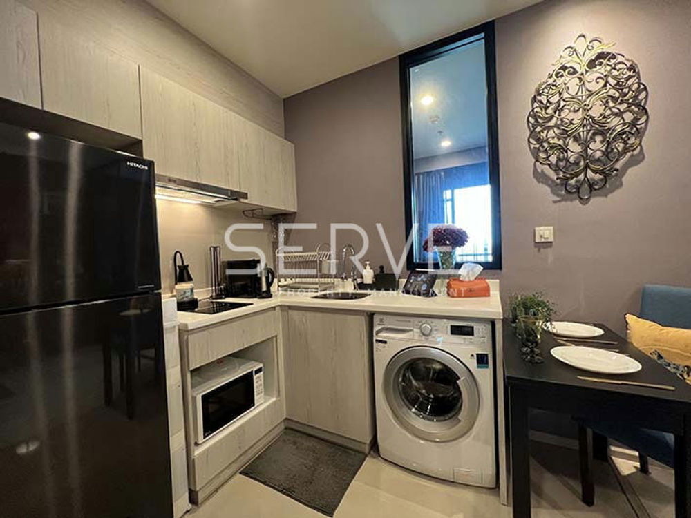 picture 1 Bed Large Room Good Location Next to MRT Phetchaburi 130 m. & Arl Makkasan 20 m. / For Rent-Life Asoke - 7/10