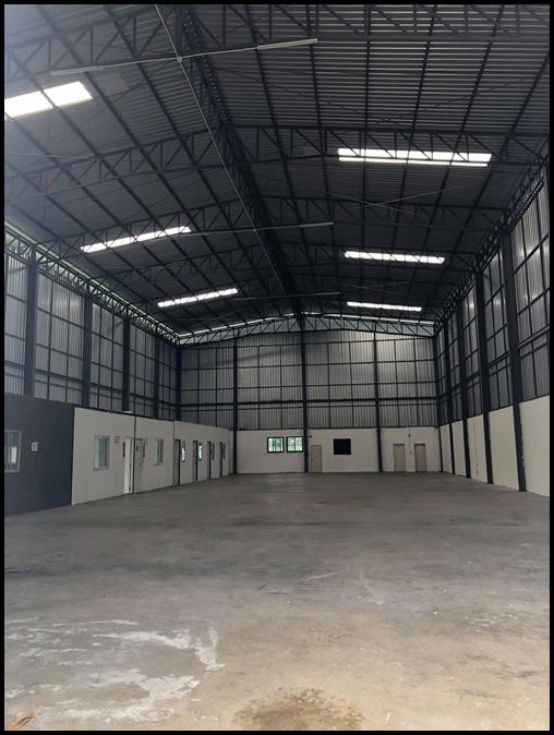 รูป AW529 ให้เช่าโกดังย่านบางนา พื้นที่ใช้สอย 750 ตร.ม. บางนา กม.9 รถหัวลากเข้าได้ - รูปที่ 3/3
