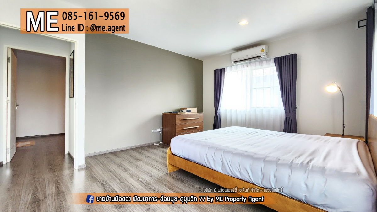 รูป ขายบ้านเดี่ยว มบ.มัณฑนา มอเตอร์เวย์-กรุงเทพกรีฑาตัดใหม่ เฟอร์นิเจอร์พร้อมเข้าอยู่ สะดวก ถนนมอเตอร์เวย์ กรุงเทพ-ชลบุรี โทร 085-161-9569 (BM17-56) - รูปที่ 7/16