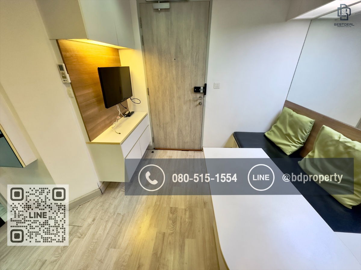 picture Bestdeal  FOR RENT Studio 22 sqm. Rental 13,000 THB /month CONDO “IDEO MOBI RAMA 9” Near Phraram Kao 9 MRT Station 80 meters. - 2/10
