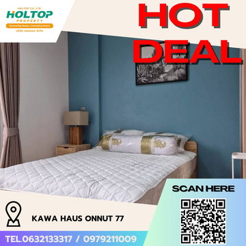 #R5377  ให้เช่าคอนโด Kawa Haus Onnut 77