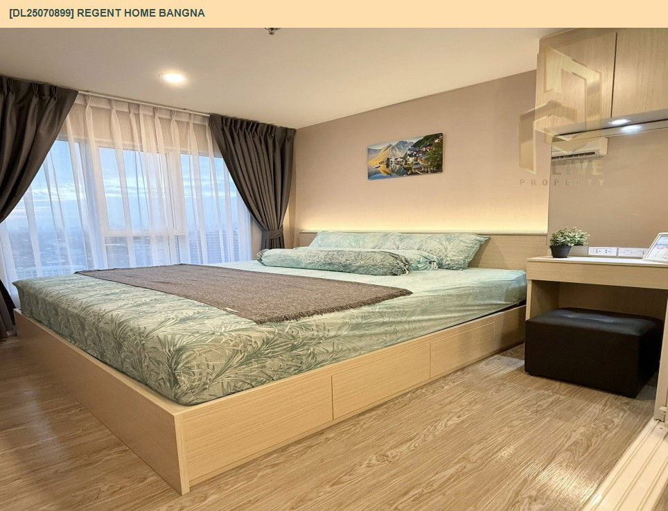 รูป DL25070899 ให้เช่าคอนโด รีเจ้นท์ โฮม บางนา (Regent home bangna) ใกล้ BTS บางนา พร้อมเข้าอยู่ โทรด่วน 0638692663 LineID @655ebbvc - รูปที่ 3/8