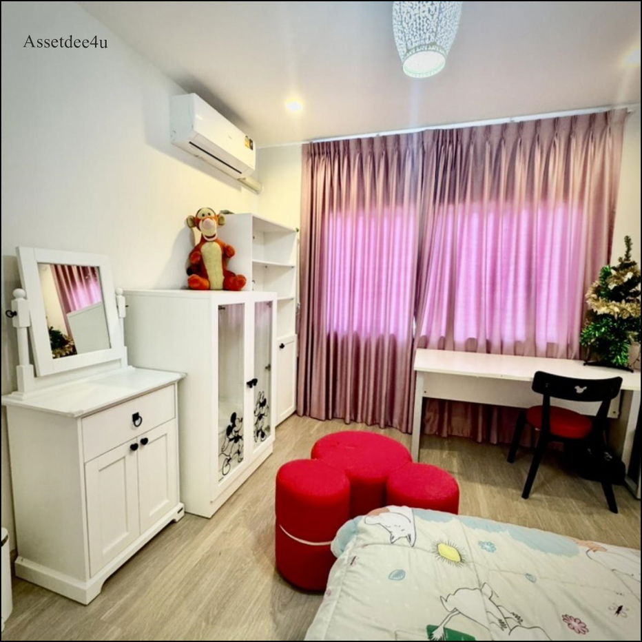รูป AH592 ให้เช่าบ้านเดี่ยว เฟอร์นิเจอร์ครบ คูณสุขวิลล่า นวลจันทร์ ใกล้ทางด่วนรามอินทรา - รูปที่ 6/12