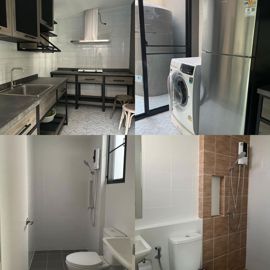 picture ✳️😊 House for rent, Pleno Sukhumvit-Bangna 3 project, beautifully decorated, nice to live in, near Mega Bangna 800 meters. - 3/5