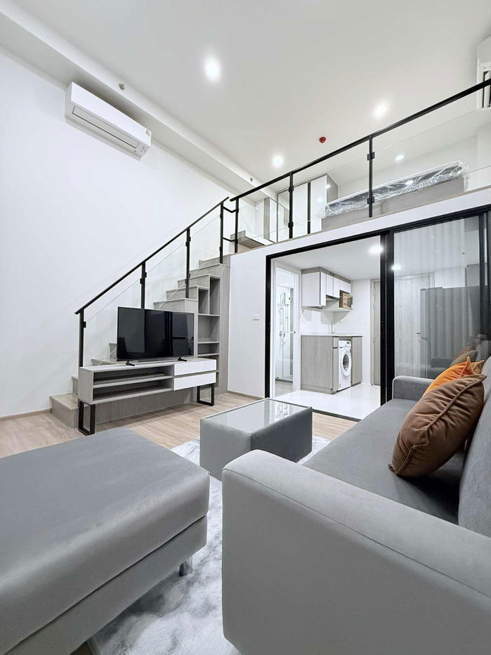 picture 🔥For urgent rent🔥 Large room❗️Ready to move in 🎉 Origin Condo Nonthaburi - 1/9