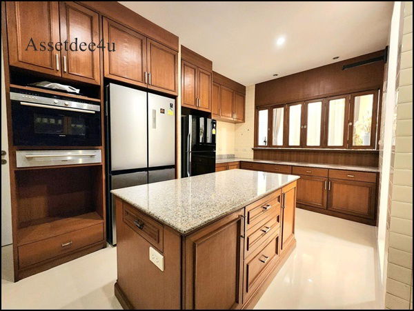 รูป AH593 ให้เช่าบ้านเดี่ยว 3 ชั้น บ้านหลังใหญ่ เฟอร์นิเจอร์และเครื่องใช้ไฟฟ้าครบ ย่านรัชดา ห้วยขวาง ใกล้MRTห้วยขวางใกล้นานาชาติKIS - รูปที่ 14/15