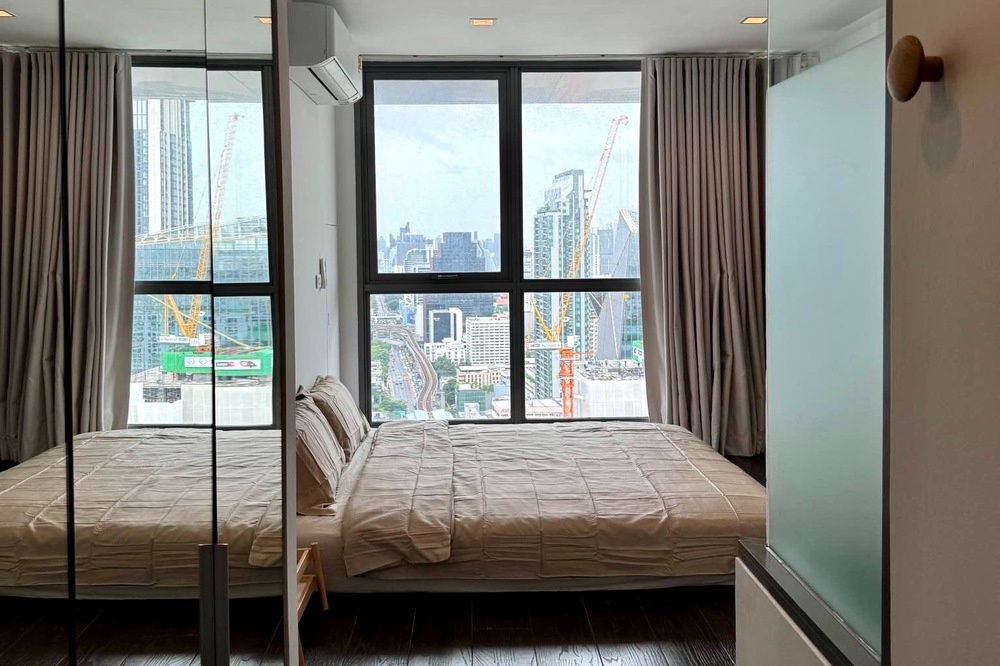 รูป 🔥 สำหรับเช่า !!🔥 Code C20250700065..........Ideo Q Ratchathewi, 1 ห้องนอน Duplex, 2 ห้องน้ำ, ชั้นสูง 36++, วิวเมือง, แต่งครบ, พร้อมเข้าอยู่ 📣📣 - รูปที่ 9/10