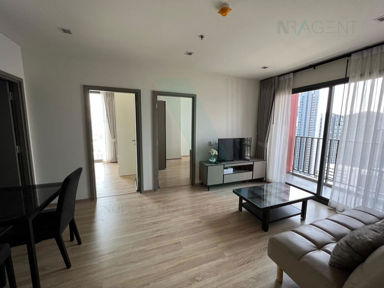 picture 📌 For Rent Condo THE BASE GARDEN RAMA 9 Building 1, Floor 23,2 bed room, Room size 55.00 sqm - 6/8