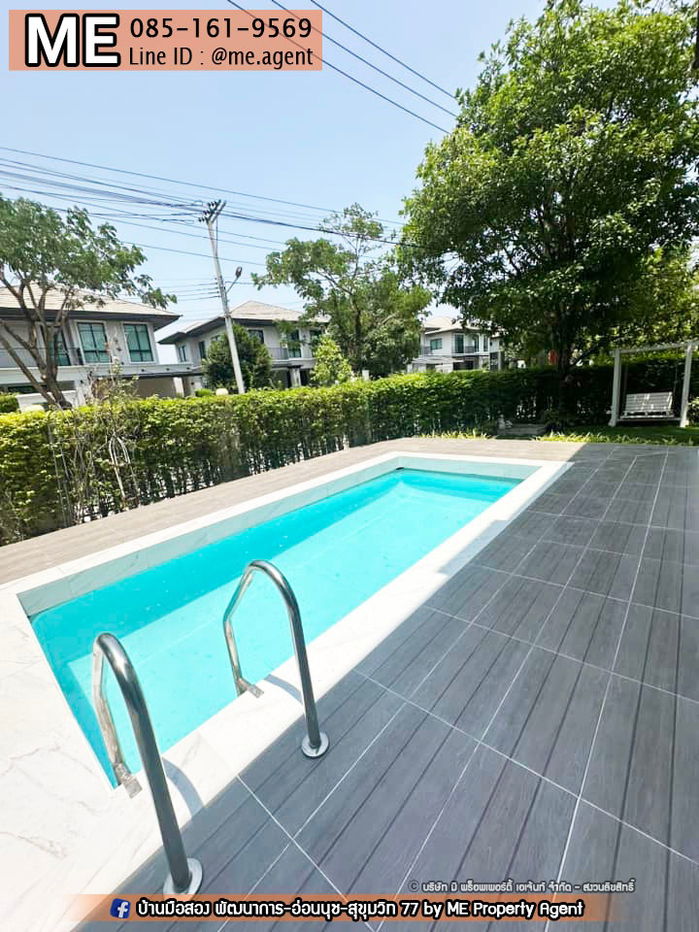 picture Sale Single House, Setthasiri Pattanakarn 81 sqw. 4 Bed fully decorated 20 mins from Thonglor, call 064-954-9619 (BJ21-81) - 16/16